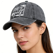 Load image into Gallery viewer, Golf Baseball Caps – Adjustable Embroidered Cotton Hats
