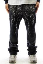 Load image into Gallery viewer, PANTHEON Washed French Terry Stacked Jogger Pants
