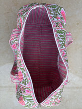 Load image into Gallery viewer, SC - ETA 3/12 - Eliana Pink Floral Duffel Bag
