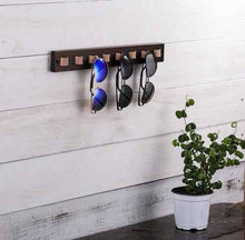 Load image into Gallery viewer, Wood Sunglasses Holder Wall Mounted Sunglass Organizer Husband Gifts
