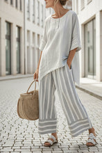 Load image into Gallery viewer, Women’s Beach Vacation Two Piece Set – Loose Summer Outfit
