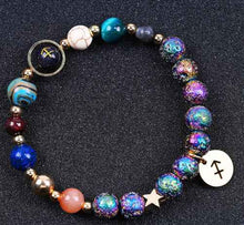 Load image into Gallery viewer, Blue San Volcanic Rock Constellation Bracelets – Colorful Twelve Constellations

