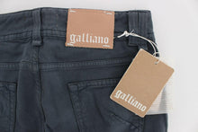 Load image into Gallery viewer, John Galliano Blue Cotton Blend Slim Fit Bootcut Jeans
