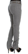 Load image into Gallery viewer, Ermanno Scervino Gray Cotton Slim Fit Casual Bootcut Pants

