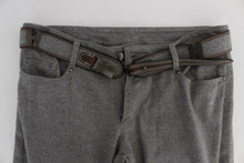 Load image into Gallery viewer, Ermanno Scervino Gray Cotton Slim Fit Casual Bootcut Pants
