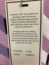 Load image into Gallery viewer, Stacy Adams 5104 Purple Geometric Print Sweater | Quarter Zip
