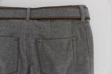Load image into Gallery viewer, Ermanno Scervino Gray Cotton Slim Fit Casual Bootcut Pants
