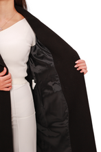Load image into Gallery viewer, Lafayette Cashmere Blend Overcoat in Black
