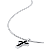 Load image into Gallery viewer, Stone Cross (Large) - Black Onyx
