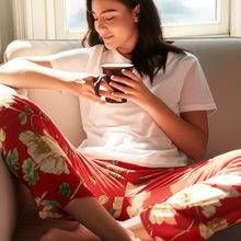 Load image into Gallery viewer, Womens Floral plush soft pajama pants 3 pack assorted styles
