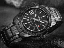Load image into Gallery viewer, Men's  Luxury Stainless steal Waterproof Watch With Day And Date Display Unique Design Perfect Gift In Modern Metal Men  Wrist Watch Design
