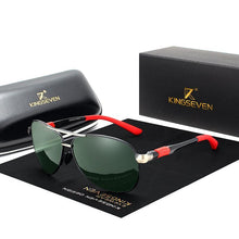 Load image into Gallery viewer, Men 100% Polarized Aluminum Alloy Frame Sunglasses  In Elegant Retro Classic Men's Driving Pilot  Style
