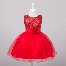 Load image into Gallery viewer, Baby Sequin Dress Flower Girl Wedding Princess Dress
