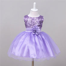 Load image into Gallery viewer, Baby Sequin Dress Flower Girl Wedding Princess Dress
