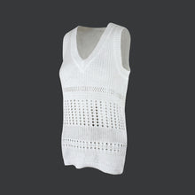 Load image into Gallery viewer, Women’s Solid Color Thin White Pullover Vest
