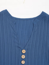 Load image into Gallery viewer, Decorative Dusty Blue Button Notched Sleeveless Dress Elegant &amp; Feminine Style Long Dress For Women
