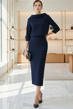Load image into Gallery viewer, Women's Bodycon Skirt &amp; Top Two-Piece Set — Urban Commute Fashion
