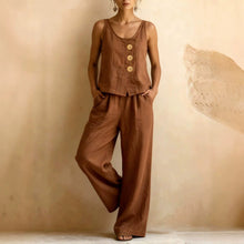 Load image into Gallery viewer, Women's Sleeveless Tank Top &amp; Pants Two-Piece Set
