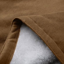 Load image into Gallery viewer, Sherpa-Lined Duffle Toggle Jacket with Hood — Warm Hooded Fleece Coat

