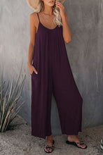 Load image into Gallery viewer, Women's Pleated Chest Cross-Strap Jumpsuit
