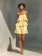 Load image into Gallery viewer, Women's Multi-Layer Ruffle Camisole &amp; Shorts Set
