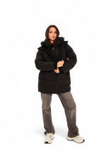 Load image into Gallery viewer, Double-hooded Insulated Bio-Down Coat
