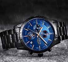 Load image into Gallery viewer, Men's Waterproof  Watch With Chronometers And Date Display Unique Design Perfect Gift
