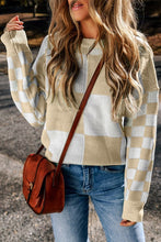 Load image into Gallery viewer, Abigail Print Drop Shoulder Sweater
