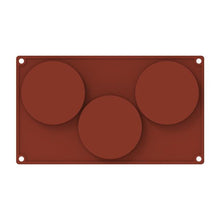 Load image into Gallery viewer, 3/6 Silicone Mold Round Circle Shape Fondant Cake Tools Ice Cube Moulds 3D Candy Jelly Making Mould Handmade Soap Molds Round Baking Silicone Mold Circle Chocolate Cake Pie Muffin Sandwiches Eggs Bakeware Kitchen Accessories
