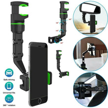 Load image into Gallery viewer, 360° Adjustable Car Mirror Phone Mount
