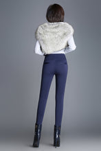 Load image into Gallery viewer, High Waist Velvet Padded Leggings for Women
