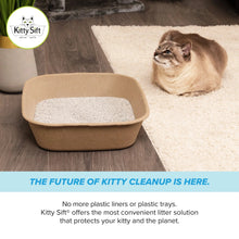 Load image into Gallery viewer, Kitty Sift Eco-Friendly Disposable Litter Box – Breathable, Odor-Reducing, Reusable &amp; Biodegradable – Made from 100% Recycled Cardboard
