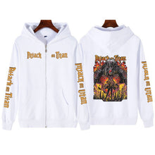 Load image into Gallery viewer, Printed Zipper Sweater Unisex Hoodie Coat
