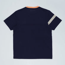 Load image into Gallery viewer, M204 Makobi Contrast Tee w/ velvet - Navy
