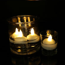 Load image into Gallery viewer, 3/6Pcs LED Flameless Waterproof Candle Flameless Flickering Tea Light Candles Battery Operated Floating Candles for Wedding Centerpiece Pool &amp; SPA Warm Light Flickering Tea Candles Battery Powered For Wedding Home Birthday Party Decoration
