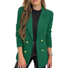 Load image into Gallery viewer, Casual Long Sleeve Lapel Button Autumn Coat

