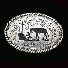 Load image into Gallery viewer, Nocona Jr Praying Cowboy - Children's Belt Buckle
