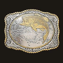 Load image into Gallery viewer, Crumrine Golden Bass - Belt Buckle
