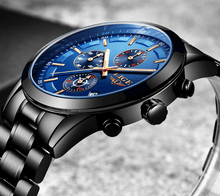 Load image into Gallery viewer, Men's Waterproof  Watch With Chronometers And Date Display Unique Design Perfect Gift
