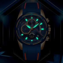 Load image into Gallery viewer, Men's Waterproof Modern Watch With Rubber Straps Multifunction Watches Unique Design Perfect Gift
