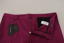 Load image into Gallery viewer, Dolce &amp; Gabbana Magenta Cotton DG Logo Pocket Trouser Pants
