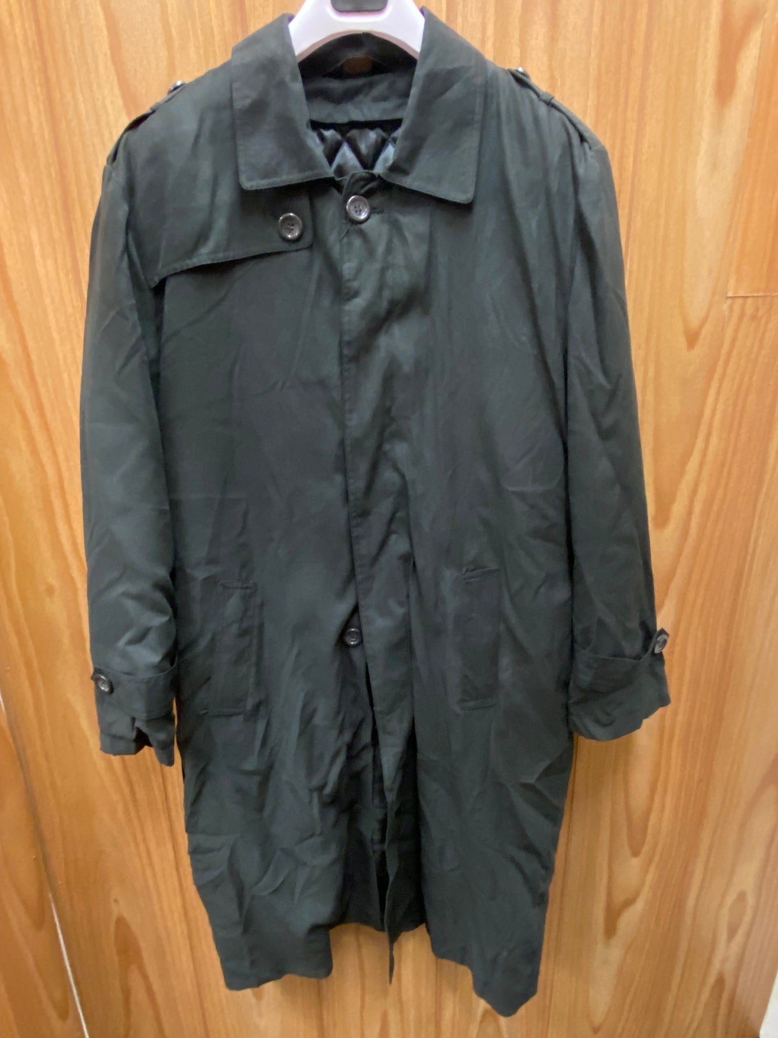 Fortini TC48-2 Black Trenchcoat – CC Suits