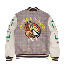 Load image into Gallery viewer, M4315 Vercelli Plaid Varsity Jacket - Khaki

