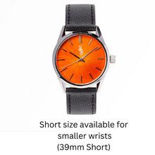 Load image into Gallery viewer, Orange Sunburst Watch
