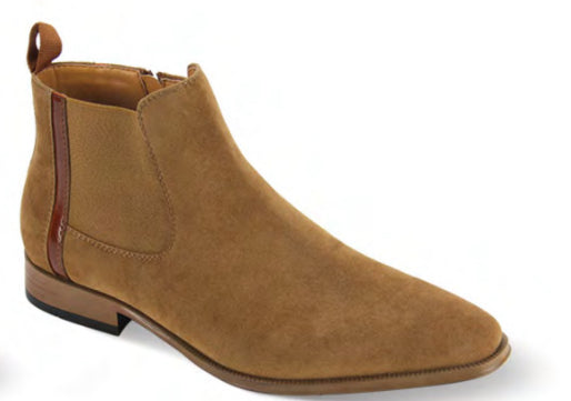 Antonio Cerrelli Tan inside zipper Chelsea Boots