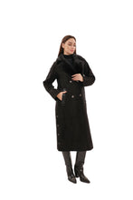 Load image into Gallery viewer, Genuine Mink Fur Eco Suede Coat
