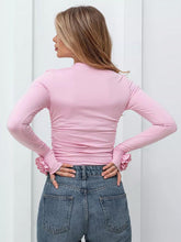 Load image into Gallery viewer, 3D Floral Slim-Fit Long Sleeve T-Shirt | NCS
