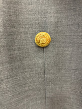 Load image into Gallery viewer, Moda Color Gray Gold Button Double Breasted Turkish Suit
