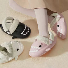 Load image into Gallery viewer, Detachable Kids Winter Shark Slippers - # BOAA71410001

