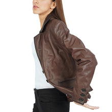 Load image into Gallery viewer, Josie Leather Blazer
